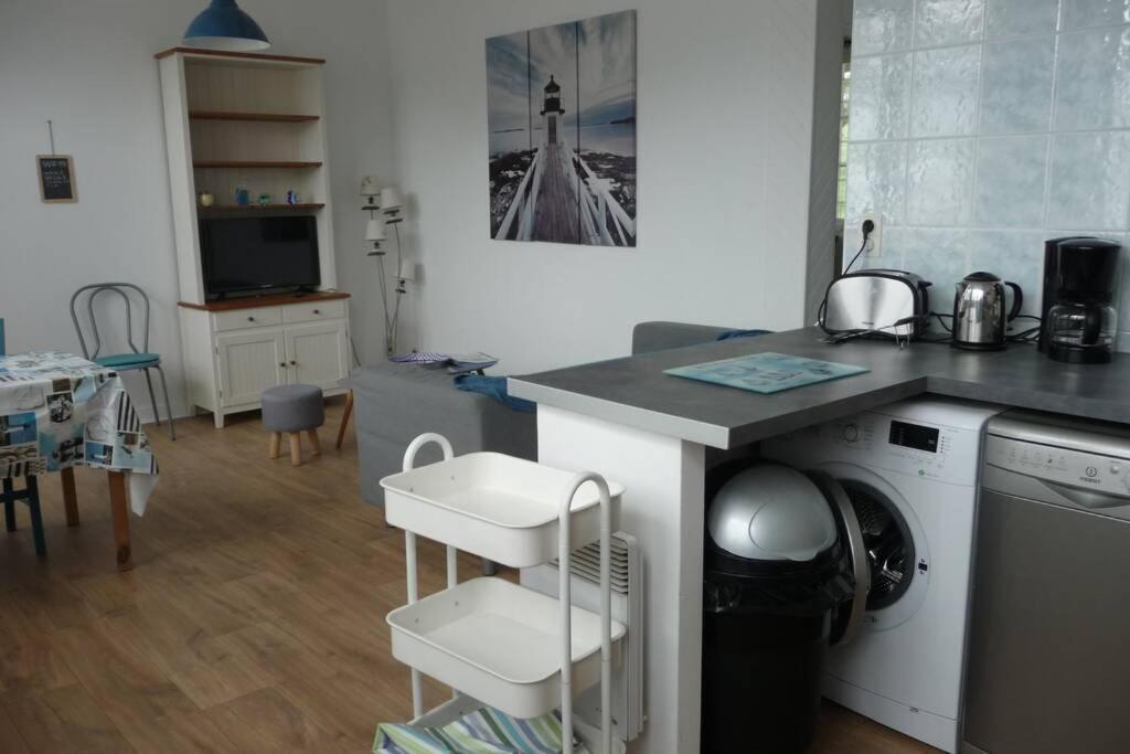 12 Rdc Appartement 2 Chambres Jardin Terrasse Ploneour-Lanvern Luaran gambar